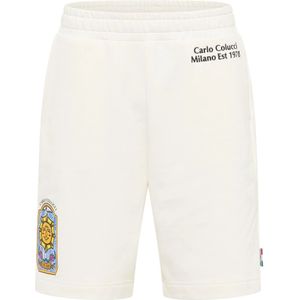 Carlo Colucci - Mystieke Tarot Sweatshorts - Korte Broeken - Wit - Heren