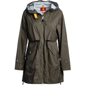 Parajumpers Donkerbruine Mikuni Damesjas , Brown , Dames , Maat: 2XL