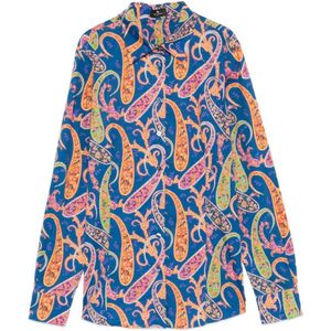 Etro, Dames, Blouses & Shirts, Veelkleurig, Maat: M Katoen,