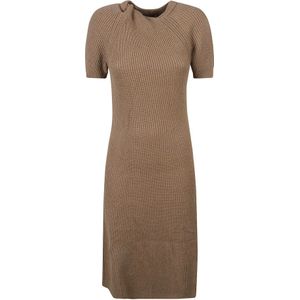 Stella McCartney, Dames, Jurken, Bruin, Maat: XS Kasjmier,