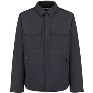 People of Shibuya, Heren, Overhemden, Blauw, Maat: L Leer,