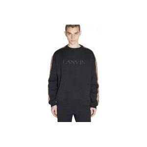 Lanvin Sweatshirts & Hoodies , Black , Heren , Maat: L