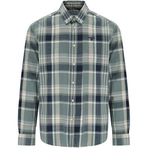 Barbour - Kidd Overhemd - Groen - Katoen - Vintage Teal Geruite Overhemd
