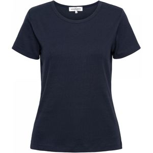 &Co Woman, Dames, Tops, Blauw, Maat: L Katoen,