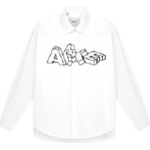 Arte Antwerp, Heren, Overhemden, Wit, Maat: M