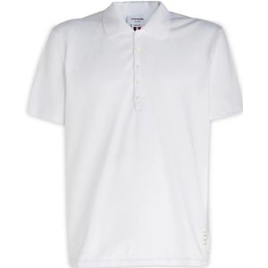 Thom Browne, Heren, Tops, Wit, Maat: S Katoen,