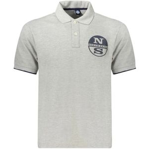 North Sails, Heren, Tops, Grijs, Maat: L Katoen,