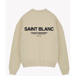Saint Blanc, Heren, Sweatshirts & Hoodies, Beige, Maat: S