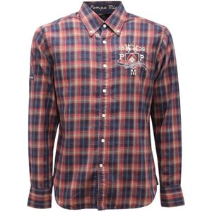 La Martina, Heren, Overhemden, Veelkleurig, Maat: S Katoen,