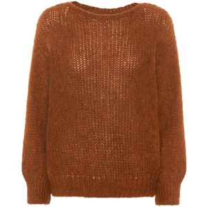 Americandreams, Dames, Truien, Oranje, Maat: M Mohair,