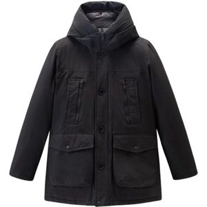 Woolrich Arctic Parka Zwart , Black , Heren , Maat: M