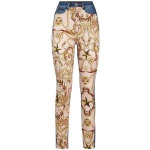 Philipp Plein - Super High Waist Jegging NEW Baroque - Veelkleurig - Jeans