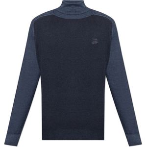 Etro, Heren, Truien, Blauw, Maat: L Wol,