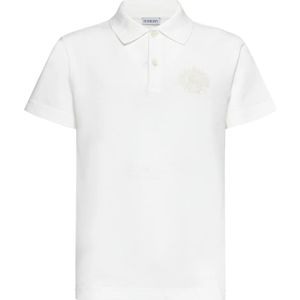 Burberry, Heren, Tops, Wit, Maat: S Katoen,