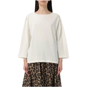 Aspesi, Dames, Blouses & Shirts, Wit, Maat: S Katoen,