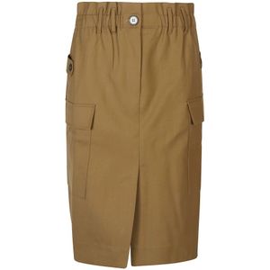 Iro, Dames, Rokken, Bruin, Maat: XS Wol,