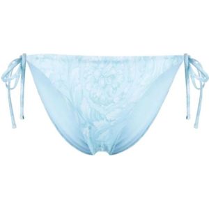 Versace Gerecyclede Barocco Zwemslip , Blue , Dames , Maat: L