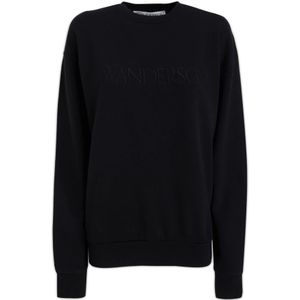 JW Anderson, Dames, Sweatshirts & Hoodies, Zwart, Maat: XS Katoen,