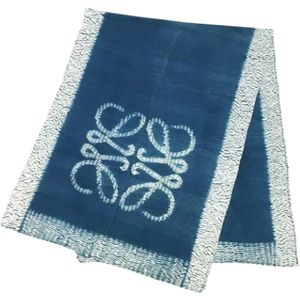 Loewe Pre-owned, Dames, Pre-owned, Blauw, Maat: ONE Size Katoen,