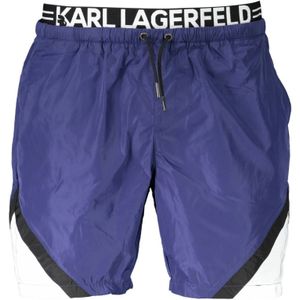 Karl Lagerfeld, Heren, Badkleding, Blauw, Maat: S