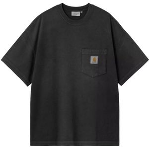 Carhartt Wip, Heren, Tops, Zwart, Maat: XS Katoen,