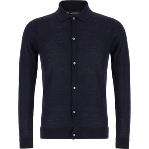 Ballantyne, Heren, Overhemden, Blauw, Maat: S