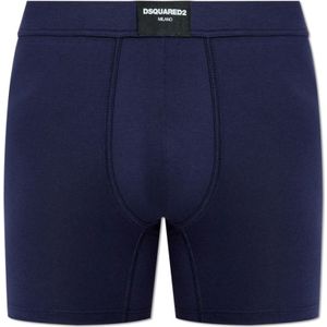 Dsquared2, Heren, Ondergoed, Blauw, Maat: S Modal,