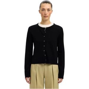 Selected Femme, Dames, Truien, Zwart, Maat: L Wol,