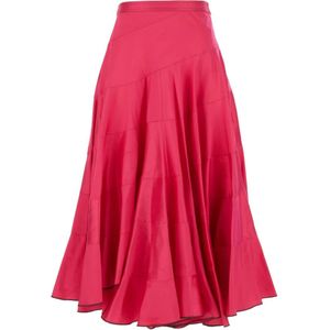 Tory Burch, Dames, Rokken, Roze, Maat: 2XS