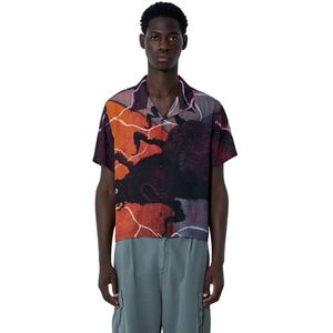 Brain Dead, Heren, Overhemden, Veelkleurig, Maat: S Viscose,
