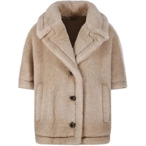 Max Mara, Dames, Jassen, Beige, Maat: S/M
