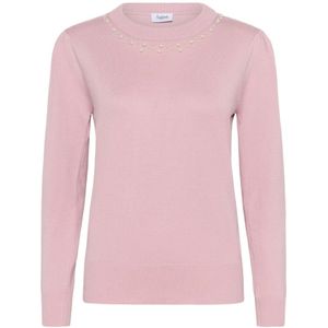 Saint Tropez, Dames, Truien, Roze, Maat: L Viscose,