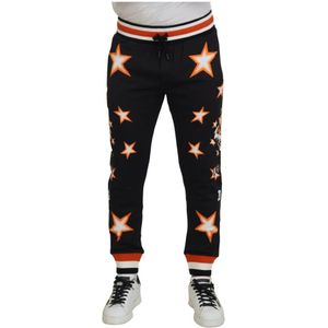 Dolce & Gabbana - Sportbroek - Zwart - Heren - Katoen
