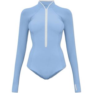 Hunza G, Dames, Badkleding, Blauw, Maat: L Polyamide,