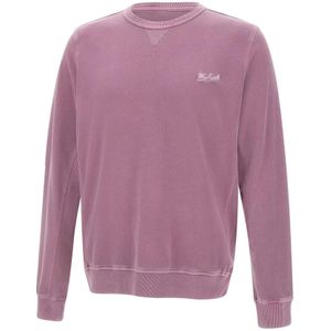 Woolrich, Heren, Sweatshirts & Hoodies, Roze, Maat: XL Katoen,