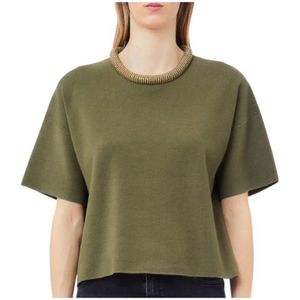 Liu Jo, Dames, Tops, Groen, Maat: M