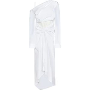Off White, Dames, Jurken, Wit, Maat: XS Poliester,