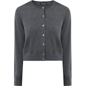 Anine Bing, Dames, Truien, Grijs, Maat: M Wol,