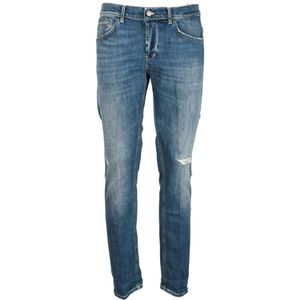 Dondup, Heren, Jeans, Blauw, Maat: W30 Katoen,