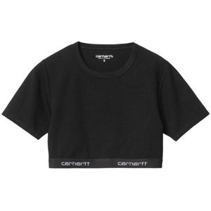 Carhartt Wip, Dames, Tops, Zwart, Maat: S Jersey,