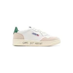 Autry Lage Medalist Sneakers , White , Heren , Maat: 40 EU