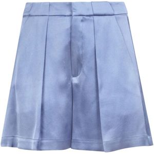 Alysi, Dames, Korte broeken, Blauw, Maat: XS Viscose,