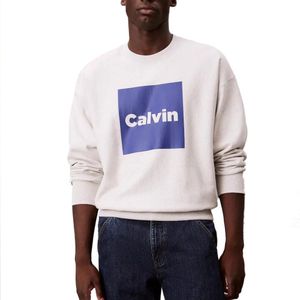 Calvin Klein Jeans Sweatshirt  donkerblauw / lichtgrijs