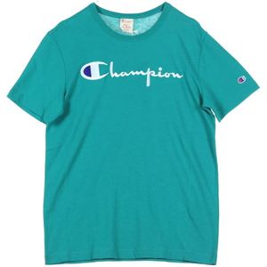 Champion, Heren, Tops, Groen, Maat: XL Katoen,