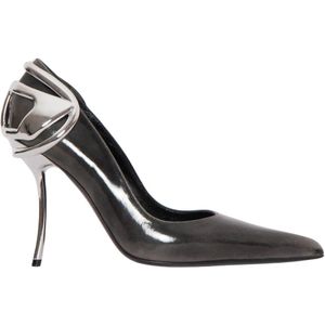 Diesel, Dames, Schoenen, Zwart, Maat: 37 EU Leer,