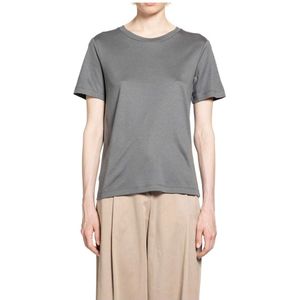 Max Mara, Dames, Tops, Grijs, Maat: S Katoen,