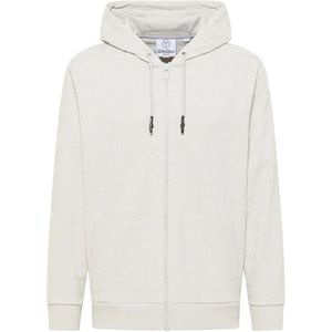 Carlo Colucci - Hoodie Jas - Grijs - Heren - Sweatvesten