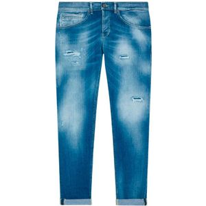 Dondup, Heren, Jeans, Blauw, Maat: W33 Denim,