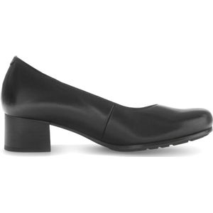 Gabor - Damespump - Zwart - Leer - Hakhoogte 4 cm