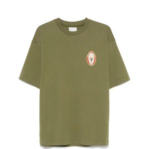 Drole de Monsieur, Heren, Tops, Groen, Maat: S Katoen,